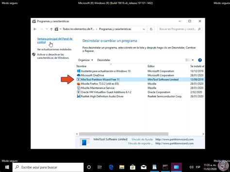 Cómo desinstalar un programa en Windows 10 en Modo Seguro Solvetic