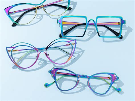 Four unique eyeglass frames with different shapes by jianbin guo on ...