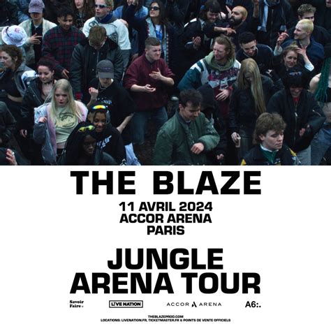 The Blaze koncerts Accor Arēnā Parīzē 2024 gada aprīlī Sortiraparis