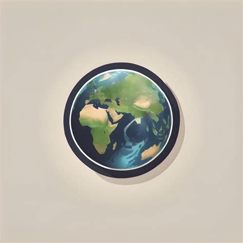 Premium Photo Earth Logo