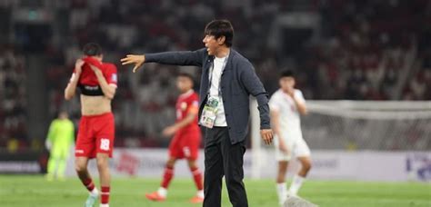 Shin Tae Yong Kunci Kenaikan Peringkat Fifa Timnas Indonesia Respon