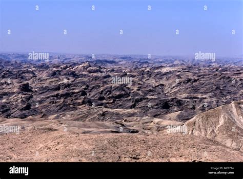 moon landscape namib naukluft park namibia erongo africa stock