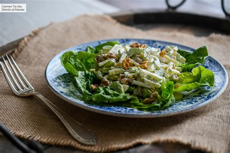 Ensalada Waldorf Receta De Cocina Fácil Sencilla Y Deliciosa