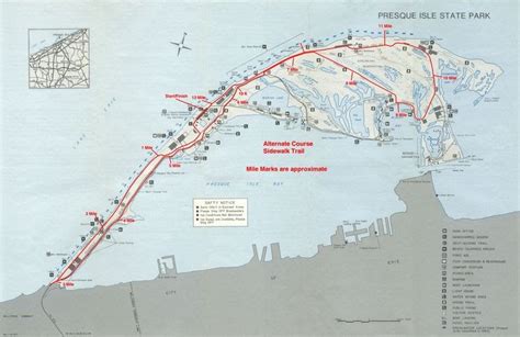 Presque Isle Beach Map ~ AFP CV