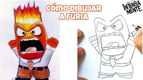 Como Dibujar A Furia De Intensamente 2 YouTube