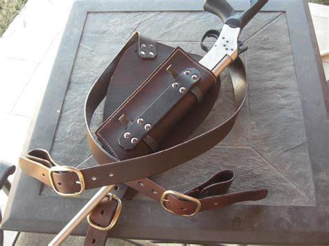 Back Scabbard For Shotgun By Leathersmitty On Deviantart