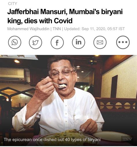 Mangalam Maloo On Twitter The Biryani Legend JafferBhai DelhiDarbar