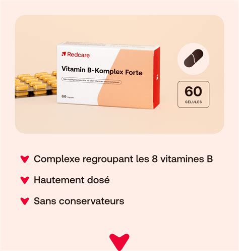 Redcare Vitamine B Complex Forte Gratuit X Pc S Farmaline