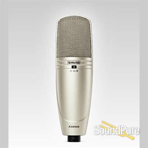 Shure KSM44A Large Dual-Diaphragm Microphone | Soundpure.com