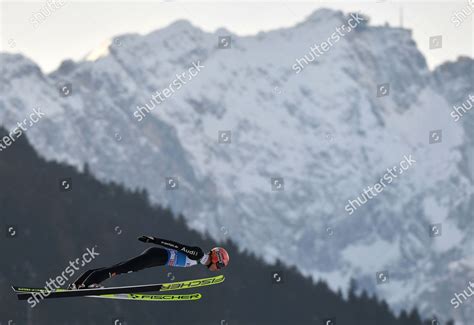 Karl Geiger Germany Airborne During Trial Editorial Stock Photo Stock