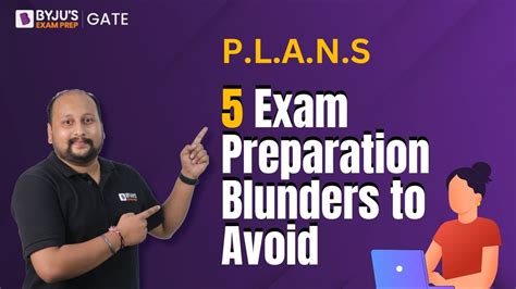 P L A N S Exam Preparation Blunders To Avoid Avoid These Mistake