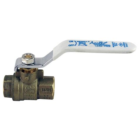 Apollo 38 In Lead Free Brass Fnpt X Fnpt Full Port Ball Valve