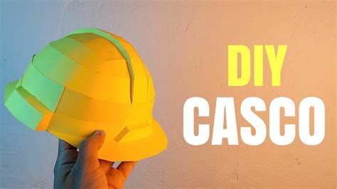 Como Hacer Un Casco Amarillo Casco De Trabajador Con Cartulina