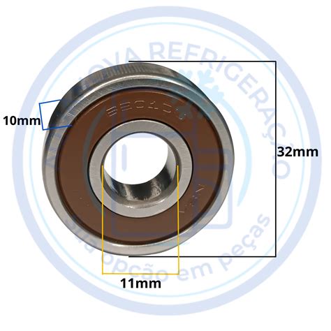 Rolamento Furo Menor Motor Brastemp Consul Electrolux Aquanova