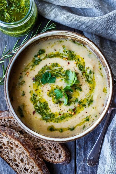 Creamy White Bean Soup With Gremolata Householdcooking