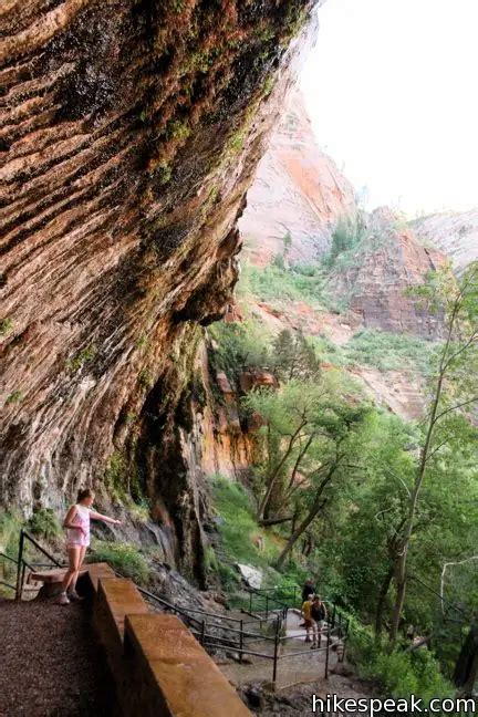 Weeping Rock Trail Zion National Park Hikespeak