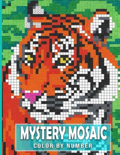 Mystery Mosaics Color By Number An Adult Color By Number Mystery