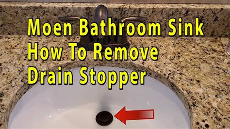 How To Remove And Clean Moen Bathroom Sink Drain Pop Up Stopper Slow