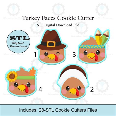 Turkey Face Printable