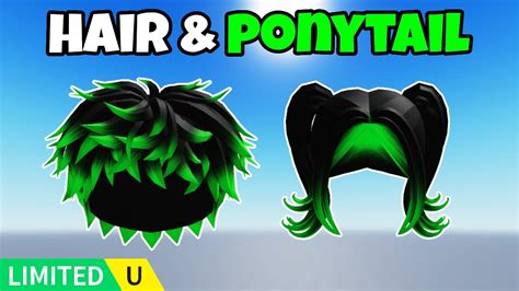 LIMITED UGC How To Get BLACK AND GREEN MESSY HAIR GREEN PIGTAIL In