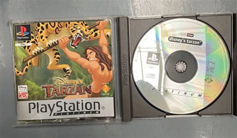 DISNEYS TARZAN PS1 Platinum Complete With Manual TESTED WORKING 9