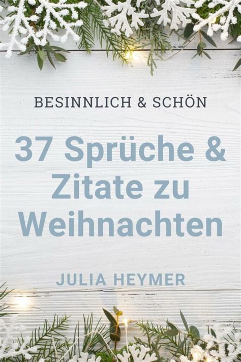 Sch Ne Ber Hmte Weihnachtsspr Che Zum Nachdenken