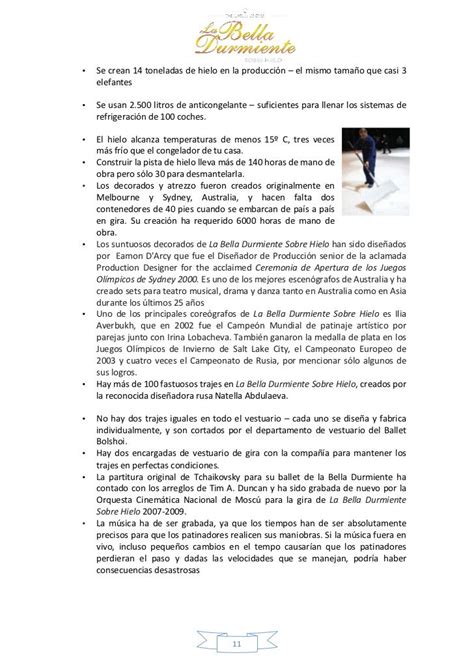 Guion Del Cuento De La Bella Durmiente