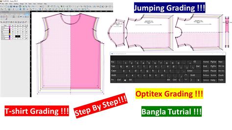 T Shirt Grading How To Do Grading Tshirt Pattern In Optitex Optitex