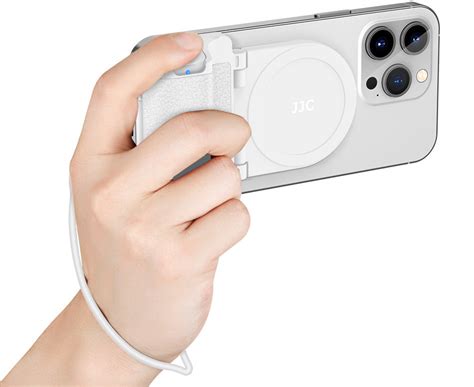 Купить MagSafe хват для смартфона с кнопкой спуска затвора, белый цвет ...