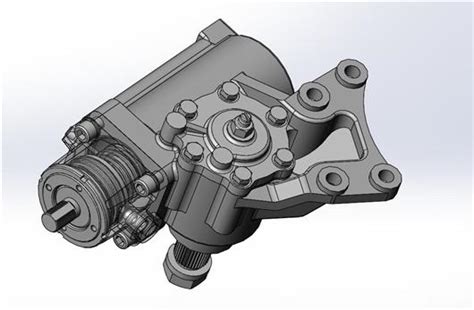 汽车循环球转向器3d模型下载三维模型solidworks模型 制造云 产品模型