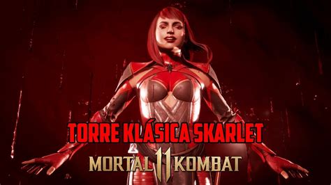 Mortal Kombat 11 Español Latino Torre Klásica Skarlet YouTube