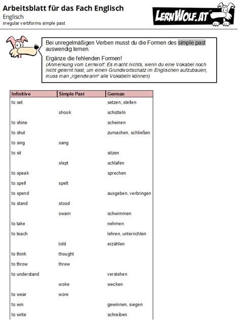 Unregelm Ige Pluralformen Irregular Plurals Nomen In Englisch