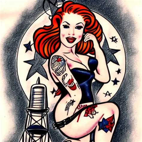 Sexy Sailor Pin Up Tattoos