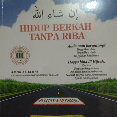 Jual Buku Hidup Berkah Tanpa Riba Di Lapak TB Mitra Tartila Bukalapak