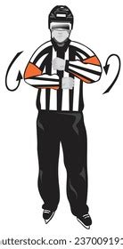 Hockey Referee Signal Vector Photos And Images Shutterstock