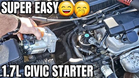 How To Replace Starter On Honda Civic Honda Civic