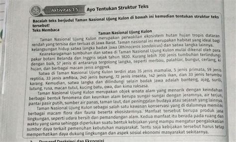 Aktivitas 715 Ayo Tentukan Struktur Teks StudyX