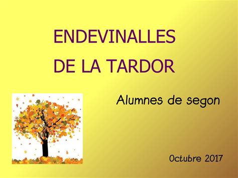 Calaméo Endevinalles de la tardor