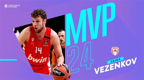 Sasha Vezenkov Round Mvp Turkish Airlines Euroleague