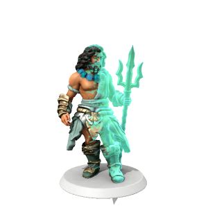 Poseidon Made With Hero Forge