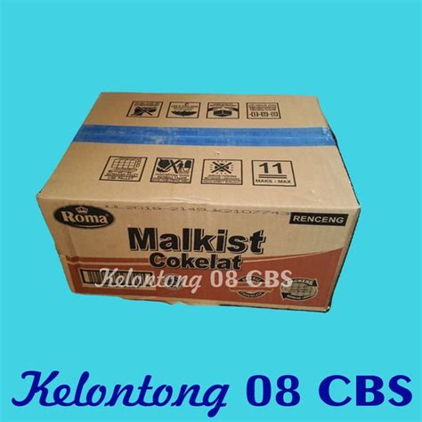 Jual Promo Snack Biskuit Coklat Roma Malkist Per Dus Isi Renceng