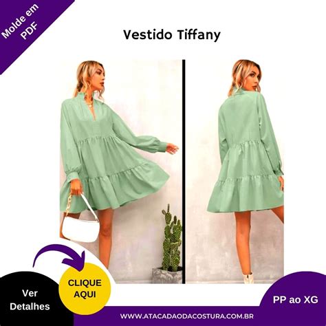 Molde de Vestido Tiffany em Pdf Atacadão da Costura