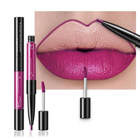 In Lip Liner Lipstick Set Easy To Wear Makeup Red Nude Lip Pencil Liquid Matte Waterproof