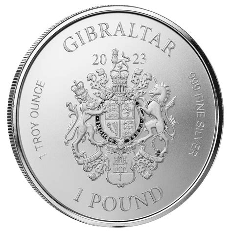 2023 Gibraltar Lady Justice 1 oz Silver Coin