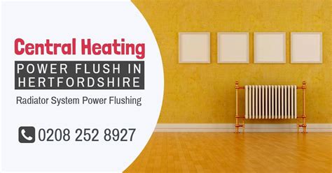 Central Heating Power Flush Hertfordshire Radiators Power Flushing