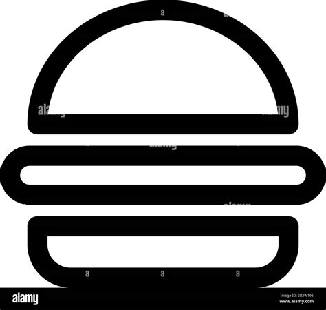 Hamburger Beefburger Restaurant Stock Vector Images Alamy