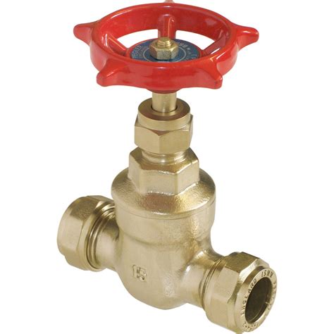 Pegler Brass Gate Valve 15mm Toolstation