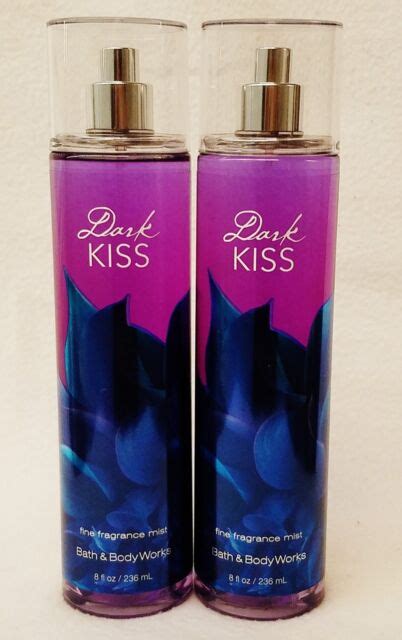 2 Bath Body Works Dark Kiss Fine Fragrance Mist Body Spray Ebay