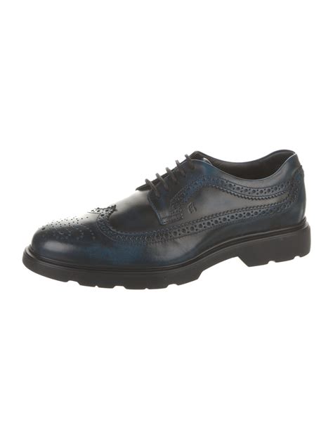 Church S Leather Lasercut Accents Brogues Black Oxfords Shoes