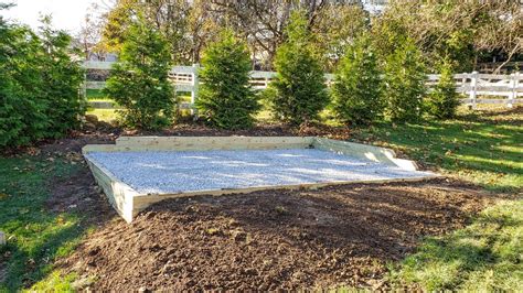 How To Build A Shed Base On Uneven Ground Site Prep